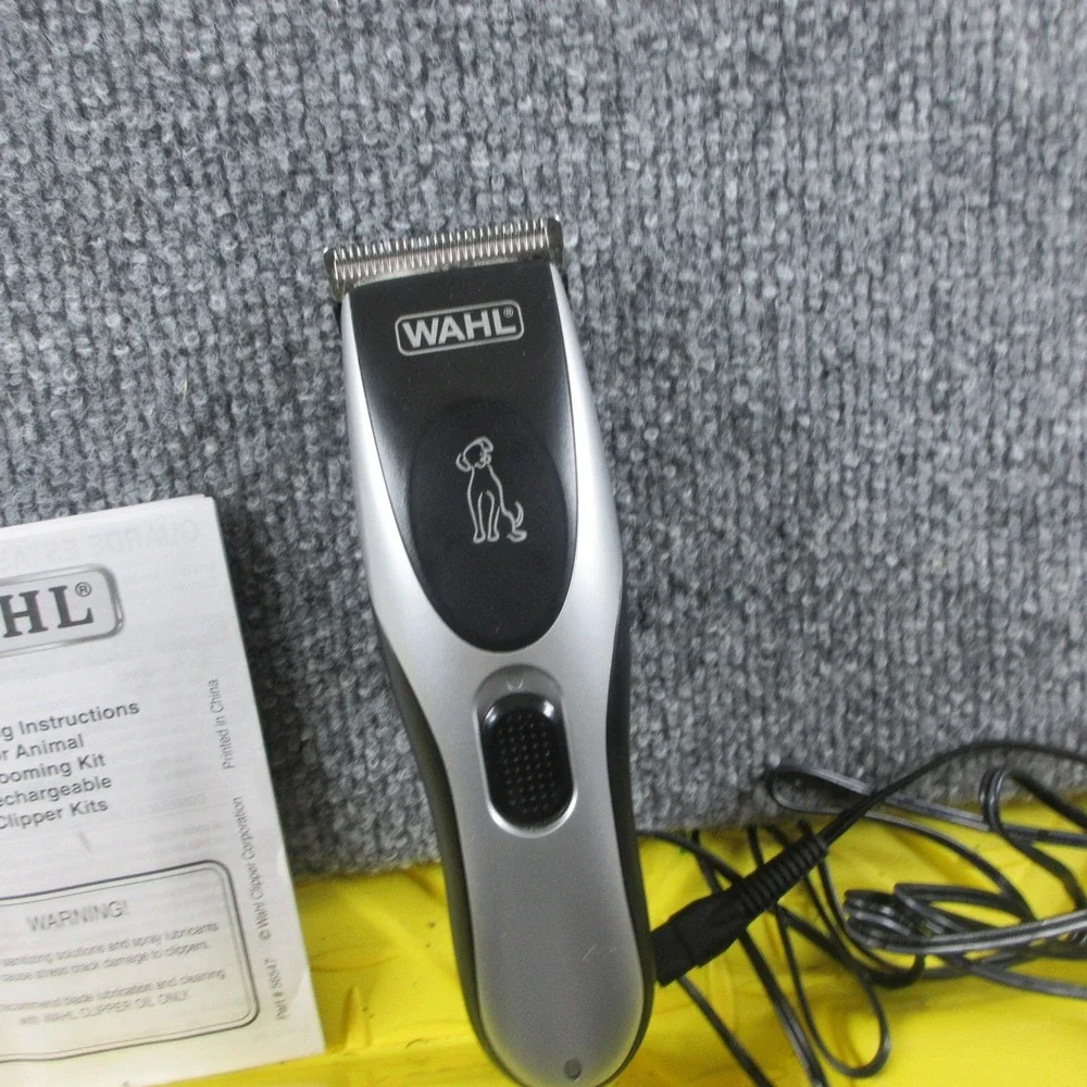 Wahl Pet Hair Trimmer Model 9342 Cordless Rechargeable Dog Clipper W Charger